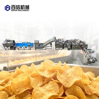 Ligne de production de chips de pommes de terre semi-automatique, fournie par l'usine