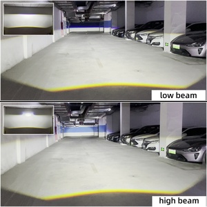 Sanvi S318 5500K Grille Led Light Biled Projector Car Headlight Accessories Bi Led Projector Lens - Product Image 3