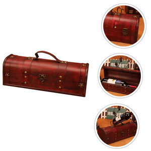 Großhandel Luxus Premium langlebige Vintage Aufbewahrung sbox mit Deckel anpassbare Logo Holz Wein kisten für Wein Geschenk - Product Image 3