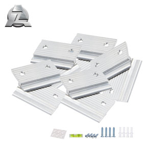 Nhà Máy Giá Hợp kim nhôm pháp Cleat 6 inch <span class=keywords><strong>Z</strong></span> Bar Hanger Bracket phần cứng <span class=keywords><strong>Z</strong></span> Clips - Product Image 1