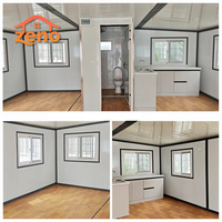 Double étage 2 étage Duplex prêt à l'emploi 2 deux étages préfabriqué petite maison conteneur extensible pour bureau