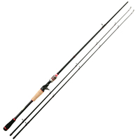 Canne à pêche rouge légère, Spinning et Casting, de haute qualité, en carbone, à Slow Jigging, au leurre