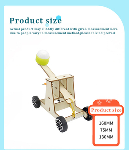<span class=keywords><strong>Trebuchet</strong></span> DIY pour enfants, expérience scientifique créative, puzzle fait main, jouet catapulte, jeu interactif parent-enfant, jouet STEM - Product Image 5