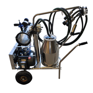 Máquina <span class=keywords><strong>de</strong></span> Ordeño Portátil <span class=keywords><strong>de</strong></span> Acero Inoxidable con Ruedas, <span class=keywords><strong>de</strong></span> Grado Alimenticio, con Bomba <span class=keywords><strong>de</strong></span> Vacío Eléctrica <span class=keywords><strong>de</strong></span> un Solo/Doble Cubo, Alta Productividad para Vacas - Product Image 5