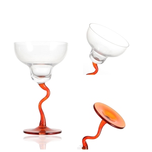 Copa de Cóctel de Cristal con Diseño Novedoso Personalizado, con Tallo Retorcido y Boca Ancha, para Martini, Margarita o Champán - Product Image 4