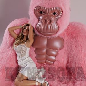 Nouveautés Canapé en forme de gorille rose King Kong Nouveau canapé de célébrité d'<span class=keywords><strong>Internet</strong></span> pour adultes Meubles de salon élégants Extérieur - Product Image 6