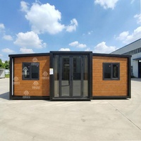 Vente chaude Maison conteneur préfabriquée empilable extensible 40 pieds 20 pieds, structure préfabriquée, maison, cuisine, appartement pour grand-mère
