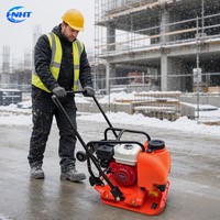 Compacteur à plaque vibrante multi-puissance HT-90 à vitesse de déplacement variable en continu pour le compactage du sol