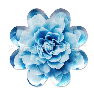Floral <b>Paper</b> Plate Round Digital Printing Environment Friendly Spring Picnic Dessert <b>Tray</b> Party Tableware - Product Image 1