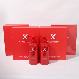 Hair Care Products with Keratin and Collage Anti-frizz Smoothing Treatment Hyaluronic <b>Shampoo</b> Conditioner and Protective Spray - Product Image 6