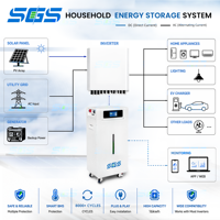 Stock CN&EU Grade A 48V/51.2V 314Ah LiFePO4 Système d'équilibrage actif intelligent BMS pour batteries hybrides divisées 16kWh pour systèmes d'énergie solaire domestique