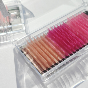 Yunhai hỗn hợp Màu Nhãn hiệu riêng Lash phần mở rộng Cashmere màu lông mi cầu vồng lông mi - Product Image 5