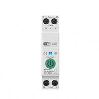API TUYA WiFi Smart 1-63A Disjoncteur miniature intelligent avec télécommande sans fil, mesure de tension et de puissance, protection contre les surintensités