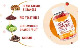 OEM Label diet suplemen kolesterol kompleks Gummies - Product Image 6