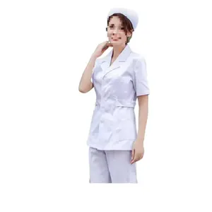 Uniforme d'infirmière le plus vendu, manches longues, été, femme, coupe ajustée, salon de beauté, vêtements de travail de maternité - Product Image 2