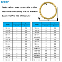 Ajustador duradero Metal negro O anillo tamaño interior 26/35/38mm oro traje de baño bolsa Hardware Decoración Ropa accesorio hebilla