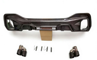Diffuseur arrière pour BMW X6 G06 2019+ - Kit carrosserie X6 G06 M Sport - Diffuseur de pare-chocs arrière en fibre de carbone