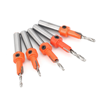TCT Core Carbide Countersink Drill Bit Drill Bits Set With Quick Change Round Shank Screw Chamfer