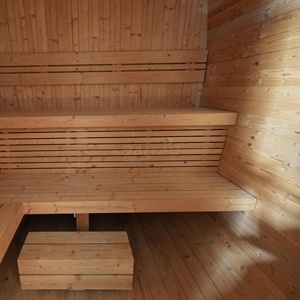 Vente en gros de <span class=keywords><strong>hammam</strong></span> <span class=keywords><strong>extérieur</strong></span> Foshan au <span class=keywords><strong>prix</strong></span> d'usine Sauna traditionnel à vapeur sèche cube personnalisé pour 2 à 4 personnes Cabine de sauna avec poêle - Product Image 5