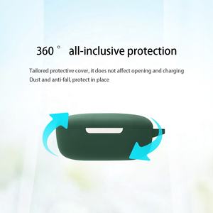 Precio al por mayor funda de auriculares para <span class=keywords><strong>Xiaomi</strong></span> <span class=keywords><strong>Redmi</strong></span> Buds 4 Lite funda de silicona para auriculares TPU auriculares TWS funda para auriculares con gancho - Product Image 4