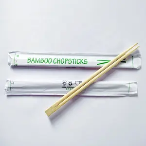 Bastão de sushi de bambu descartável twin 23cm, qualidade superior, preço baixo