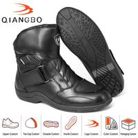Chaussures de sécurité pour hommes, fabriquées directement en usine, avec semelle en caoutchouc durable, antidérapante et protectrice, pour la conduite à moto