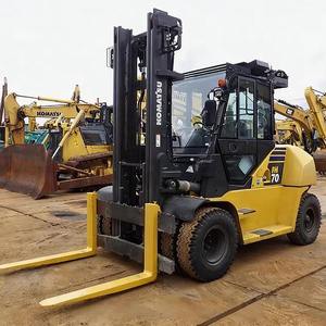 Montacargas Komatsu FD70 Usado Certificado CE/BV de 7 Toneladas, Fabricado en Japón, Diésel, Altura de Elevación de 4 Metros, Montacargas de Combustión Interna de Segunda Mano - Product Image 4