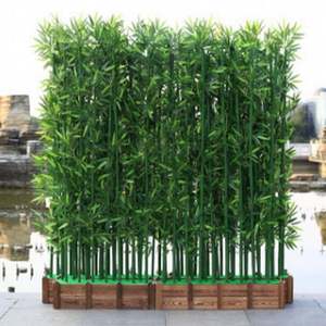 โรงงานขายส่ง PENZ001จำลองพืชสีเขียวตกแต่งพาร์ทิชันหน้าจอในร่มและกลางแจ้งต้นไม้ไผ่เทียม - Product Image 3