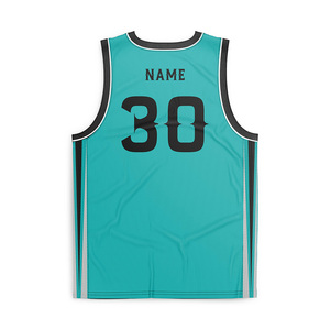 Camiseta de Baloncesto Sublimada con Base Sólida, Franja Lateral Vertical Delgada y Bloques de Color, Estilo Retro Americano - Product Image 2