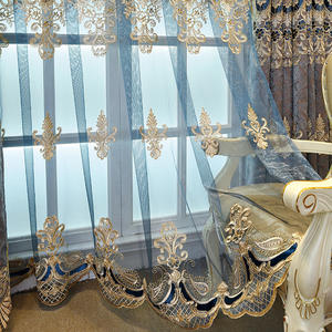 <strong>Thick</strong> Luxury Embroidery <strong>Curtains</strong> for the Living Room Blackout <strong>Curtain</strong> Set <strong>Voile</strong> for Home Window Decor <strong>Curtain</strong> Drapes Fabric - Product Image 5