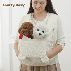 Bolsa de pecho para perro Fluffiybaby, bolsa para mascotas de gran capacidad, bolsa impermeable de algodón puro para cachorro - Product Image 4