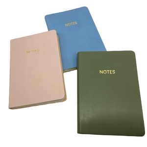 Quaderno diario per studenti con copertina in morbida pelle A6 Morandi - Product Image 1