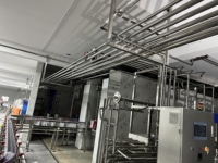 Complete automatische kokoswater- en sapverwerkingslijn met sapcentrifuge en 100% kokoswater vulmachine