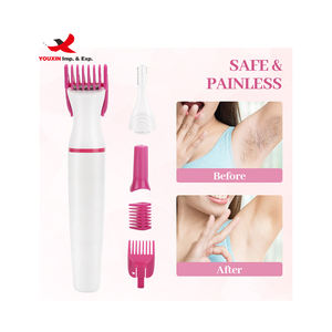 Depiladora Eléctrica Multifuncional 5 en 1 de Bajo Precio para Compras Mixtas: Recortadora de Cejas, Vello Corporal, Facial y Nasal sin Dolor para Uso Doméstico - Product Image 4