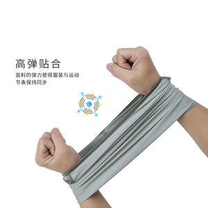 Mascarilla Facial con Protección UV, Bragas de Cuello de Seda Helada, Protección Solar Mediana para Verano, Ciclismo, Conducción, Hombres y Mujeres, Bufanda Cortavientos, Velo - Product Image 2