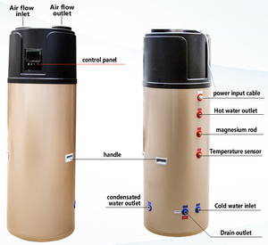 <span class=keywords><strong>Chauffe</strong></span>-<span class=keywords><strong>eau</strong></span> <span class=keywords><strong>thermodynamique</strong></span> WIFI à pompe à chaleur air-<span class=keywords><strong>eau</strong></span> pour hôtels, en acier inoxydable, contrôlé par application - Product Image 4