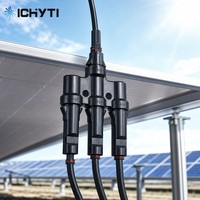 Connecteur de branche solaire 1500V DC, adaptateur parallèle 2 à 1 à 6 voies, compatible MC4, étanche IP68 pour système de panneaux solaires