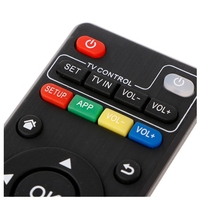 Télécommande universelle d'apprentissage à distance pour android tv box x96 mini h96 max t95 tx3 mini ir apprentissage télécommande
