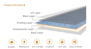 Revêtement de sol <span class=keywords><strong>Gerflor</strong></span> moderne en <span class=keywords><strong>PVC</strong></span> imperméable insonorisant adhésif pour intérieur, aspect métallique rose rouge, livraison gratuite, revêtement de sol en vinyle, garantie 5 ans - Product Image 3