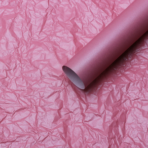 Papel de Seda Ecológico Color Rojo Vino Perlado, para Envolver Regalos, Forro Interior para Ramos de Flores, Manualidades - Product Image 1