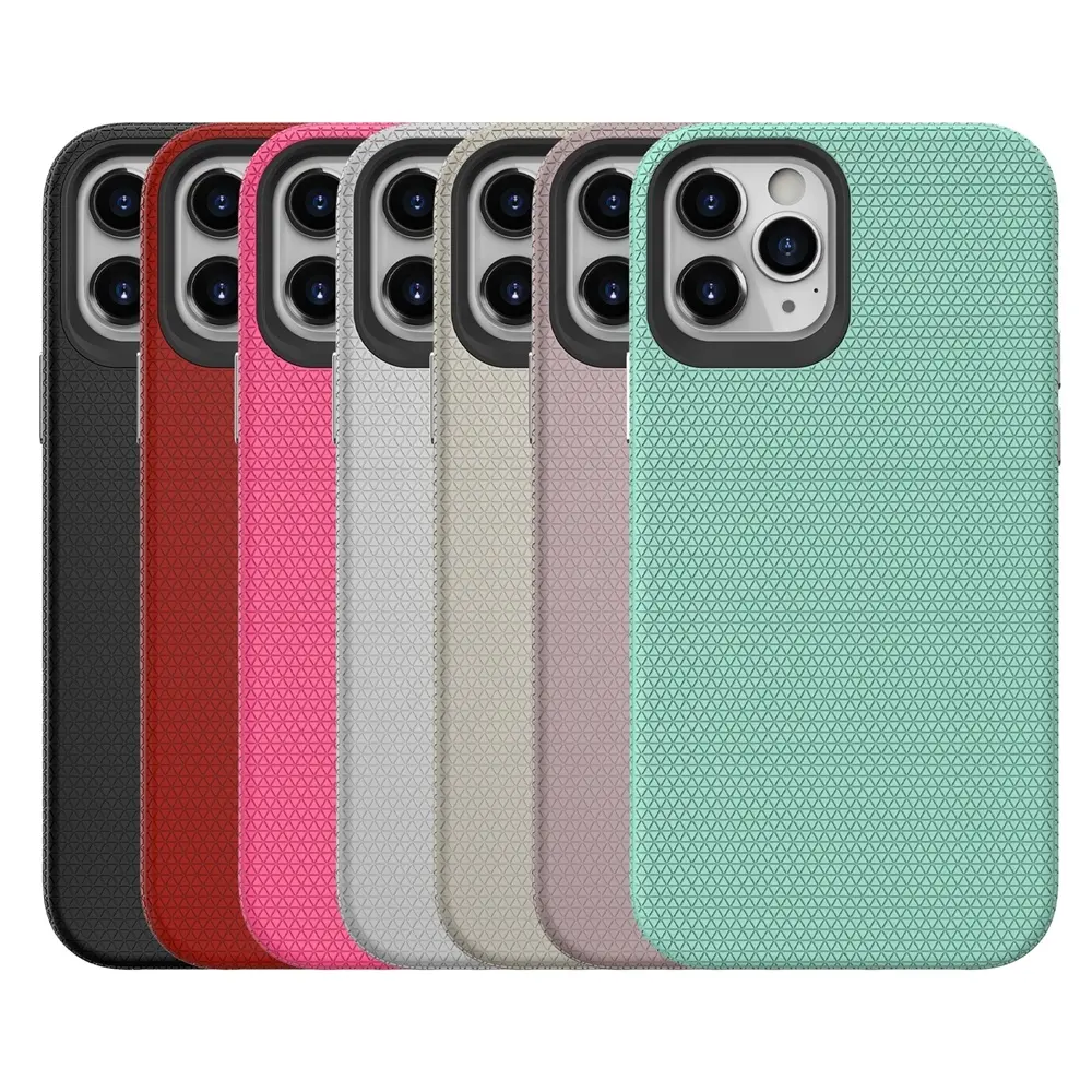 New Frosted Phone Case Suitable For iPhone 12 2-In-1 Anti-Drop Mobile Phone Cover Case For Apple iPhone 12 11 Pro SE MAX