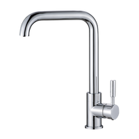 Robinet mélangeur de cuisine moderne en laiton avec purificateur d'eau pivotant à 360 degrés
