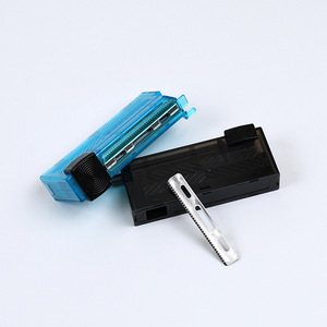 <b>Blade</b> storage box, eyebrow trimmer <b>blades</b>, custom-made stainless steel <b>barber</b> <b>blades</b>, anti-scratch safety <b>blades</b> for shaving. - Product Image 4