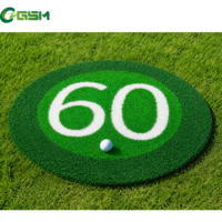 Tapis de marquage de distance de golf personnalisé en nylon 100% résistant aux UV et à l'eau pour le driving range et le parcours de golf
