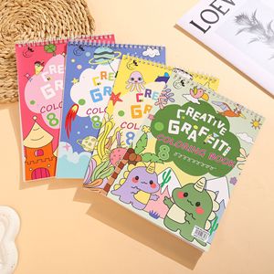 <span class=keywords><strong>Libro</strong></span> de Colorear en Espiral Premium para Niños, <span class=keywords><strong>Libro</strong></span> de Dibujo de Dibujos Animados para la Escuela, Viajes y Creación Artística - Product Image 2