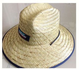 Sombrero de Paja Natural con Logotipo Personalizado para Hombre y Mujer, Sombrero de Sol para Pesca, Surf y Actividades al Aire Libre, Sombrero de Paja de Ala Ancha para Salvavidas y Playa - Product Image 6