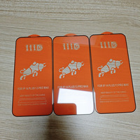 Protection d'écran en verre haute alumine 9H de qualité supérieure pour iPhone 17 Pro Max, 111D, compatible également avec iPhone 14 Plus et 13 Pro Max