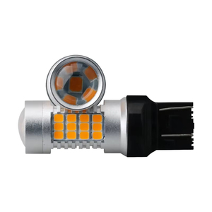 Feux de jour LED pour voiture T20 W21W 7440 BA15S <span class=keywords><strong>BAUS</strong></span> 16 2835, clignotants, feux de stationnement DRL, source externe DJ079 - Product Image 2