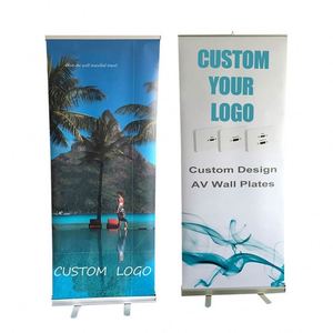 Expositor enrollable retráctil de aluminio premium para publicidad 80x200 85x200 - Product Image 1