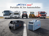Mini climatiseur 2000 BTU à refroidissement seul 220V 110V, refroidissement rapide, télécommande, unité silencieuse pour camping-car, fourgonnette, cabine de camion 3-5m²